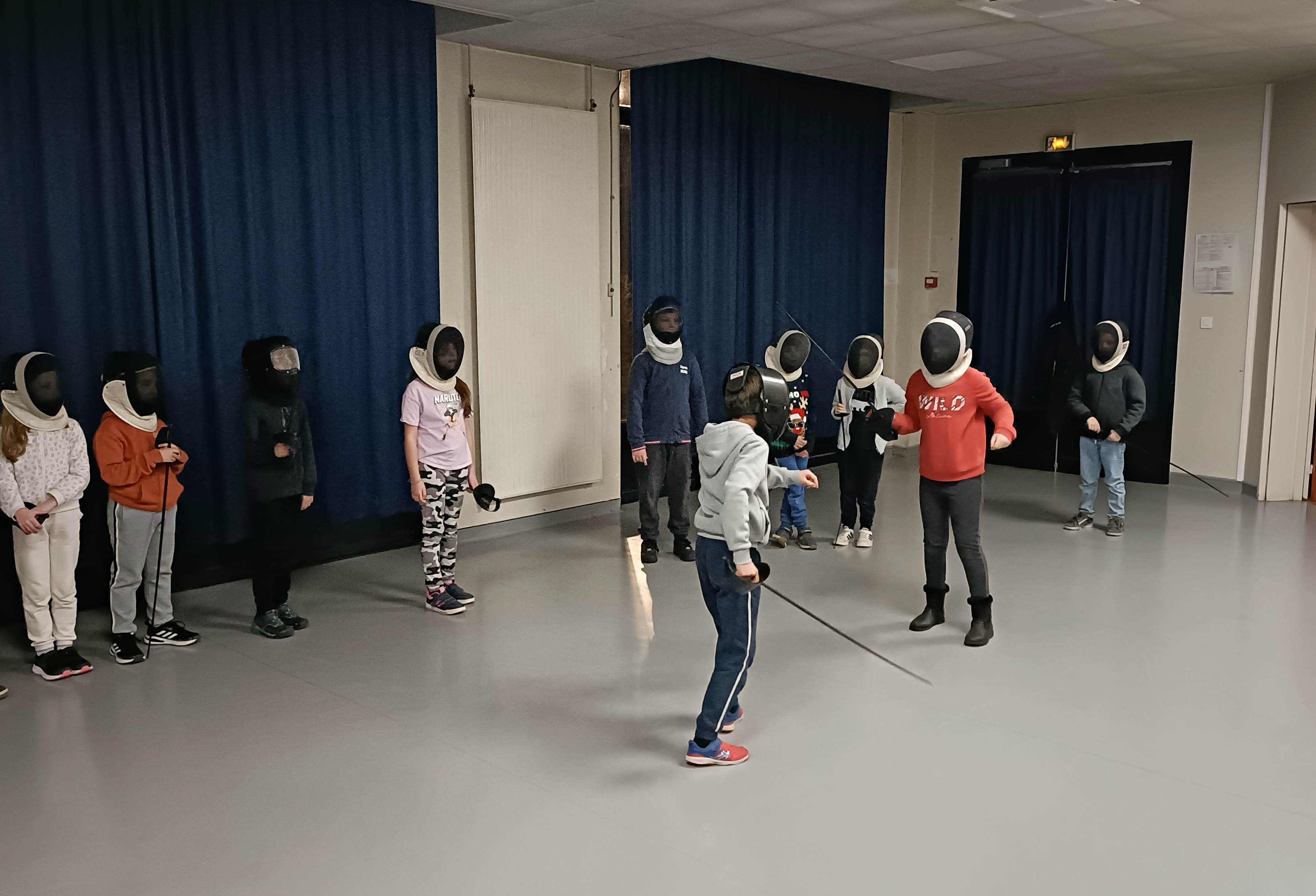 Escrime de spectacle en milieu périscolaire